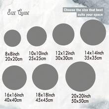 1 miếng dán tường tự dính hình tròn tối giản phong cách nhiệt đới với hình cây cọ và hoàng hôn, có thể tháo rời, họa tiết biển và chim chóc chuyển sắc, làm bằng polypropylene, chống thấm nước và chống phai màu, thích hợp cho văn phòng, không gian thương mại, cửa sổ, tường, phòng khách, phòng ngủ, phòng tắm. Món quà hoàn hảo cho những người yêu thích nghệ thuật tối giản và biển cả. - Nhiều màu - Xem 10
