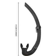 Free Breath Diving Snorkel Tube PVC Mouthpiece Snorkeling Gear Suitable For Snorkeling Swimming - Multicolor - View 4
