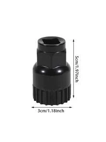 Bicycle Compatible Bottom Bracket Removal Tool, 20-Tooth Crank Puller Wrench,Anti Drop Auxiliary Removal Tool Disassembly Repair - Multicolor - View 2