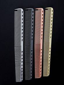 CTZIHGAO 1/2件太空鋁髮梳 - 防靜電長短髮梳，專業髮型師之選，不鏽鋼造型梳，打造順滑髮質，適合沙龍、理髮師及日常使用。這款專業輕量太空鋁合金尖尾梳，由不鏽鋼製成，適用於長短髮。 - 彩色 - 查看 8