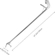 1.2m Locking Stainless Steel Snake Gripper- Wide-Mouth Design For Handling Of Reptiles; Ideal For Picking Up Rubbish, Gardening And Foraging; Suitable For Amphibians And Reptiles; Multi-Purpose Gripper - View 11