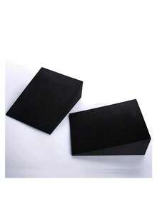 2pcs Yoga Bricks Calf Stretch Ramp, Used For Enhancing Stability Training, Leg Strength And Balance - Durable Black Fitness Equipment, Suitable For Weightlifting, Leg And Deep Stretching, Sturdy Structure, Training Aid Designed For Fitness - Multicolor - View 2