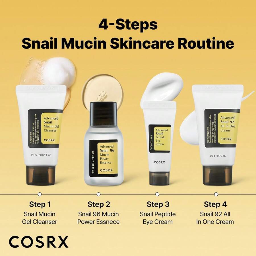 COSRX All About Snail Trial Kit – Discovery Kit – Facial Skincare Set - Advanced Snail - View 1