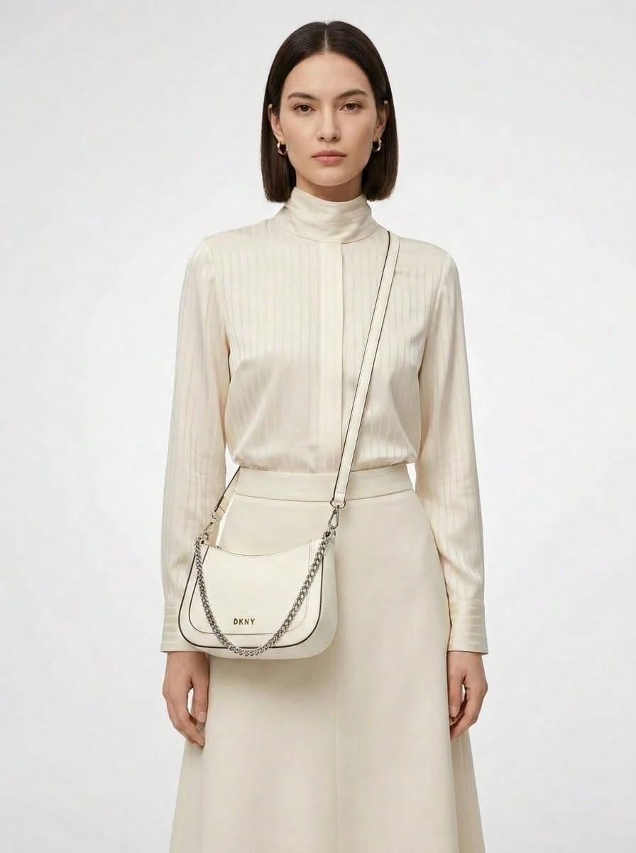 DKNY REBEL CROSSBODY Women's Bag White - White - View 1