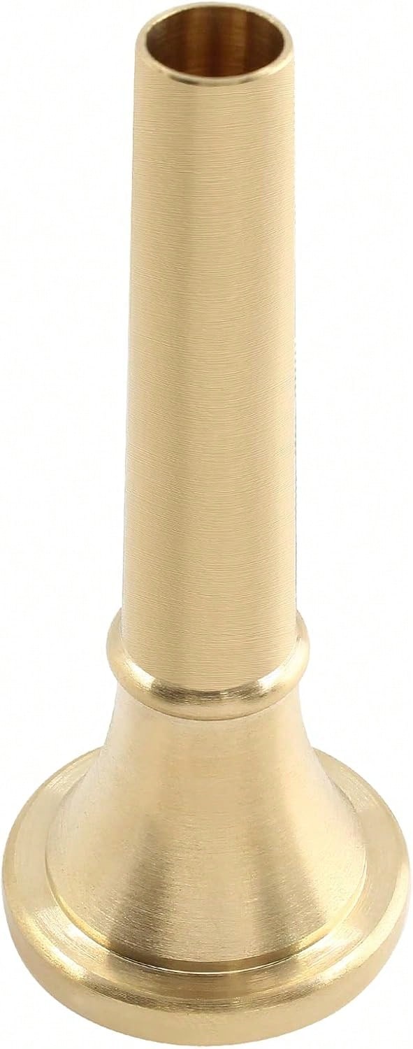 1 pieza Boquilla de trompa francesa BokWin, trompa de copa profunda de 268", mini trompa de latón (dorado)