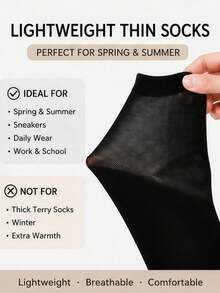30/20/15/1 Pair Simple Striped Women's Ankle Socks And Mid-Calf Socks, Simple And Comfortable - Multicolor - View 3