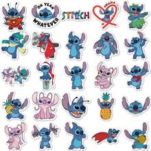 50 piezas Pegatinas Disney Stitch Exquisitas y Divertidas Pegatinas Decorativas para Cuadernos Fundas de Teléfono Pegatinas Creativas de Dibujos Animados - 1 Set - Ver 4