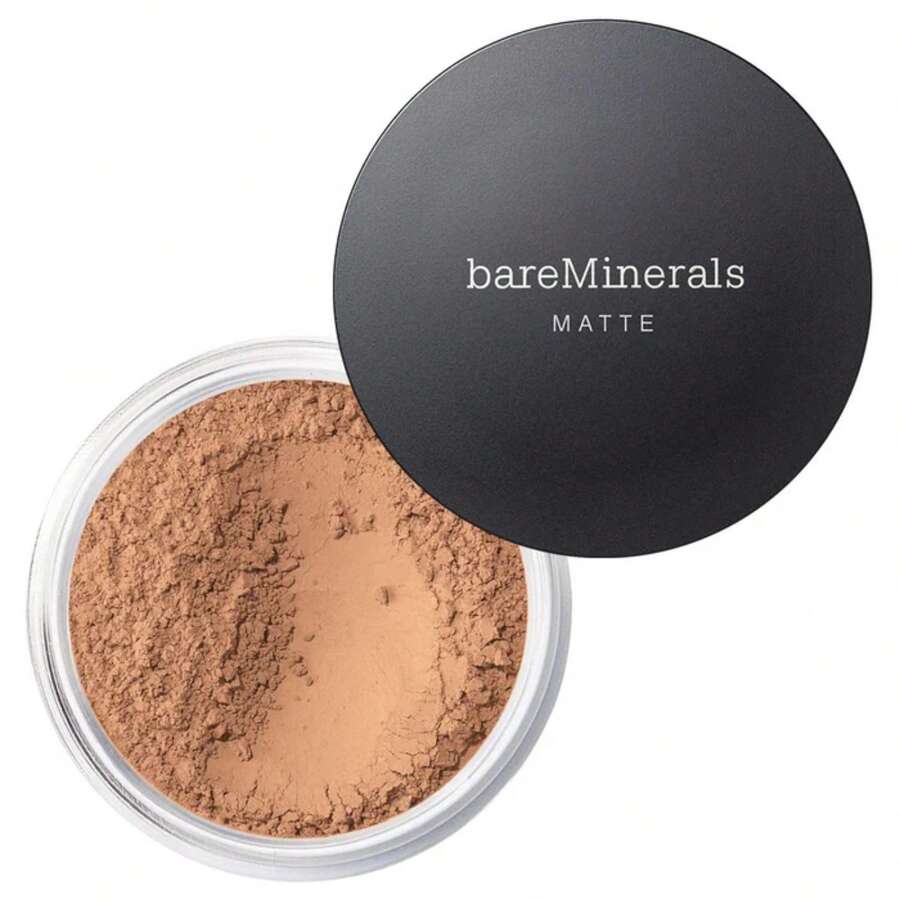 BareMinerals Original Matte Loose Powder Foundation SPF 15 Medium Tan 18 Lightweight Matte Coverage Natural Finish, Vegan - Medium Tan 18 - View 1