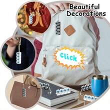 1pc Mechanical Keyboard Replacement Keycap | Keycap Collectible, Modern Style Keychain Pendant, 2-In-1 Men's Keychain, Adult Gift, New Year Gift, Suitable As Backpack Charm - Multicolor - View 2