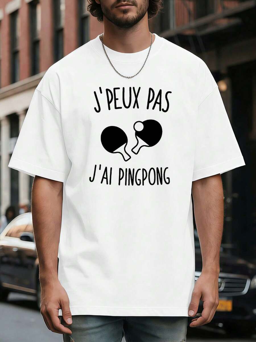 Men Plus Size T-Shirts - White - View 1