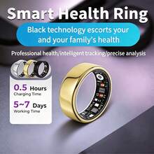2026 Upgraded Waterproof Smart Ring, Wireless Connection, Multiple Sports Modes, Lightweight As A Feather, Sleep Mode, Pedometer, Comfortable Design, Ideal Gift For Friends - View 17