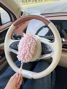 1pc Extendable Microfiber Car Duster Brush, Super Soft Cleaning Tool For Auto Interior & Home Use - A - View 3