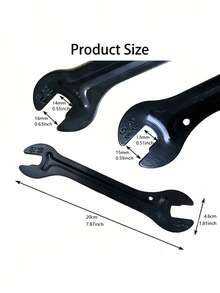 1pc Mountain Bike Repair Tool, Hub Axle Disassembly & Installation Wrench, Maintenance Tool, Cycling Accessories - Black - View 3