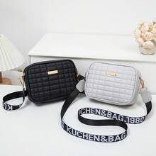 Bolso de mano moderno y versátil para mujer, estilo casual elegante con un toque de alta gama, bolso de hombro estiloso ideal para ir de compras. - Gris - Ver 6