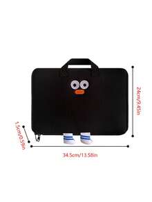 1pc Cartoon Cute Laptop Bag Multifunctional Briefcase Document Folder Outdoor Portable Tablet Protective Sleeve - Multicolor - View 11