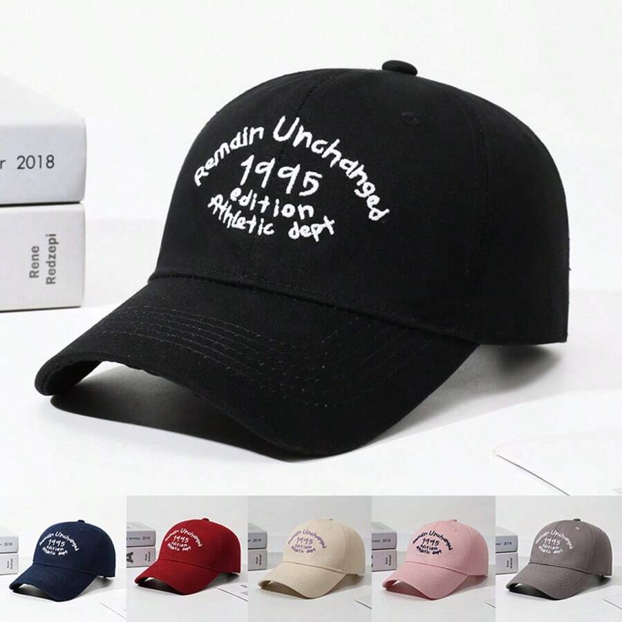 INS Soft Top Baseball Cap, Korean Style Versatile 1995 Fashion Visor Hat, Sunshade Hat For Spring/Summer Outings