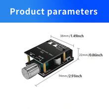 ZK-502L 5.0 功率放大器,2*50W 数字功率放大器板,高保真音响 - A - 查看 4