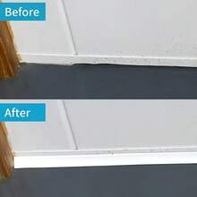 1pc 2m/3 Meters/5m Elastic Triangle Baseboard Gap Filler, Self-Adhesive Triangle Decorative Strip, Flexible Decorative Filler Strip, Formed Peelable Decorative Strip, PVC Sealing Triangle Decorative Strip, Easy Installation Indoor Edge Protection - A - View 9