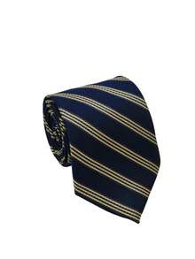 1pc Solid Color/Striped Necktie, Multi-Color Business Formal Versatile Tie For Men - Multicolor - View 7