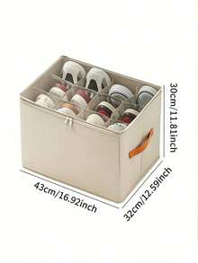 Aesthetic Foldable Shoe Organizer Storage Box With Transparent Cover Sturdy Closet Shoe Container For Women Chic Multi Slot Sneaker Organizer Bin For College Dorm Shoe Storage Case Dustproof Shoe Organizer Footwear Organizer Home Storage Supplies - View 11