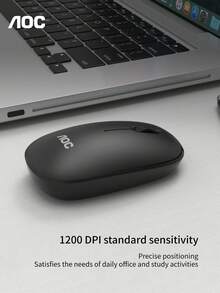 AOC 2.4GHz Wireless Office Mouse, Portable Ergonomic USB Wireless Computer Mouse - View 5
