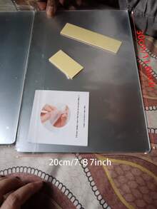 OUTANA 1片长方形亚克力家居装饰镜面墙贴，防潮、防水、易清洁，即撕即贴，可移除镜面效果墙贴，适用于客厅、卧室、厨房、浴室、办公室、门厅和健身房装饰。 - 彩色 - 查看 13