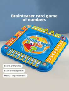 A Mathematical Counting Board Game With Dice, An Educational Card-Flipping Math Game Suitable For Children, A Learning Toy That Includes Addition, Subtraction, Multiplication, And Division, An Interactive Tabletop Calculation Game, Suitable For Family Nights For Boys And Girls In Kindergartens And Primary Schools. - Multicolor - View 11