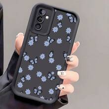 Funda de teléfono a prueba de golpes con gráfico inspirador de mariposa, compatible con iPhone, Honor - Negro 2 - Ver 2
