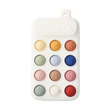 Baby Silicone Phone Teether, Dopamine Colorful Series, Multiple Colors To Attract Baby's Attention, Chewable, Relieve Teething Discomfort, Multi-Functional Press And Stress Relief Toy - Multicolor - View 11