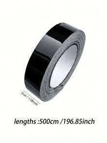 Black Car Decorative Film, Waterproof Door And Window Frame Protection Film, Self-Adhesive Glossy/Matte Black Car Trim Film, Suitable For Whole Car, Scratch-Resistant, Waterproof And Durable - A - View 9