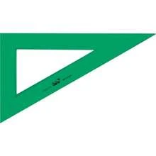 Safta | Classic School Triangle, Transparent Glass Ruler With Centimeter Scale, School Ruler For Technical Drawing For Back To School, Transparent Glass Type Material - Standard (1) - View 1