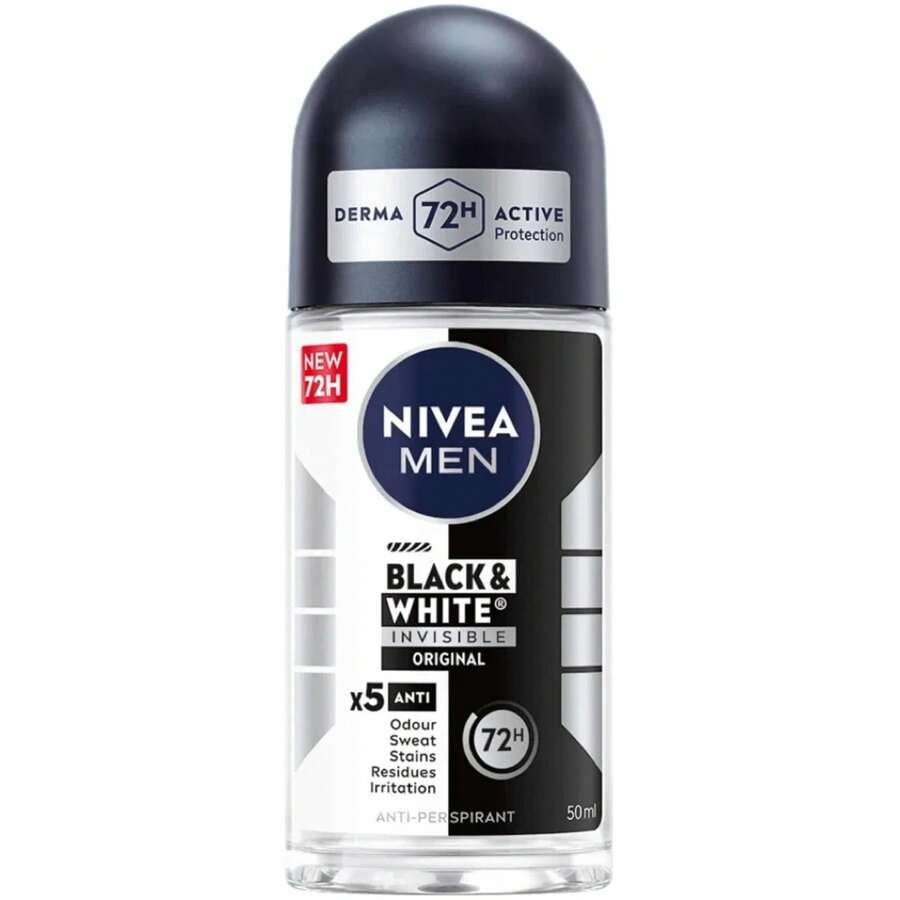 Nivea Men Black White Original Roll On Deodorant 50 Ml - Scent Type default - View 1
