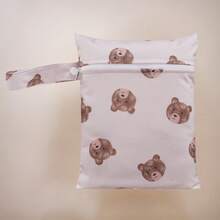 1 túi đựng tã em bé, túi đựng tã gọn nhẹ & tiện lợi cho các chuyến đi, túi treo cạnh giường đựng tã 18*25cm - Nhiều màu - Xem 6