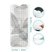1pc Bathroom Anti-Slip Mat, PVC Material With Suction Cups, Vein Textured, 16"X39" Universal Size, Shower Tub Non-Slip Pad, Durable & Easy To Clean, Versatile For Home, Living Room, Bathroom,Room Decor,Travel Essential - Multicolor - View 2
