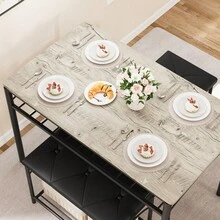 Dining Table & Chair Sets - Grey - View 3
