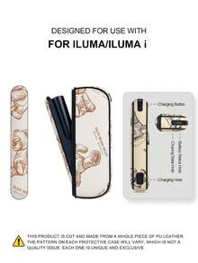 1PC For IQOS ILUMA ONE/ILUMA I ONE/New Iluma I One/ILUMA/ILUMA I /ILUMA PRIME/Iluma I Prime 20 HeatSticks BoX Series Protective Case, Fashionable Minimalist Cartoon Pattern Portable Storage Leather Sleeve, Full Protection Anti-Drop Anti-Fingerprint Wear-Resistant High-End Texture Hard Shell Soft Leather Dual Protection, Perfect Gift Choice, High-End Protective Shell, Unisex Fashion Accessory, Fashionable Patchwork Personalized Appearance Decoration, Business Casual Versatile Style, Precise Hole Position Perfect Fit, Couple Style Unisex, Iqos Series Dedicated Protective Shell, TEREA Storage Box - Brown Bear - View 34