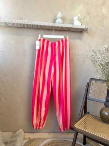 Pantalons pour femmes - Rose vif - Voir 4