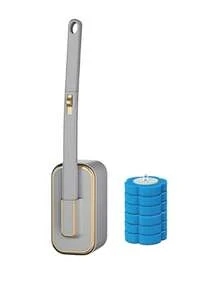1 Set Brand New Bathroom Toilet Brush Set With Disposable Replaceable Brush Head, Bathroom Toilet Cleaning System, Bathroom Cleaning Tool, Home Decor, Bathroom Decor, No-Bending Toilet Brush, For Bathroom Toilet Cleaning, Floor Cleaning, Bathtub Cleaning, Perfect Housewarming Gift, Holiday Gift - Multiple Styles - View 15