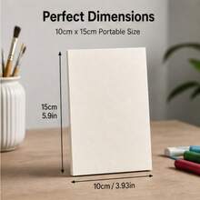 50pcs Thick Blank Painting Paper, Size 10cm X 15cm/3.93in X 5.9in, Unlined Drawing And Sketch Paper, Thick Art Paper Suitable For Oil Painting, Crayon, Drawing, Doodle And Crafts, Great For Kids, Students And Beginners - 10*15/50 Sheets - View 2