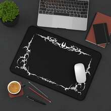 Hollow Knight Silksong Cyber Sigil Desk Mat, Gaming Mouse Pad, Gaming Mouse Pad - XXL Cloth - Peak Trekking And Stability Full Desk Coverage - PC Accessories, - Hollow Knight: Silksong - View 8