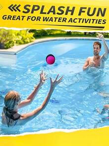Bouncing Water Ball Jumping Water Ball Beach Toy TPR Material Floating Pool Ball Suitable For Men And Women Outdoor Water Games Inflatable Pool Beach Toy Ocean Fun Beach Essential Accessory Summer Beach Party Fun Outdoor Sports Gift Pool Toy - Multicolor - View 9