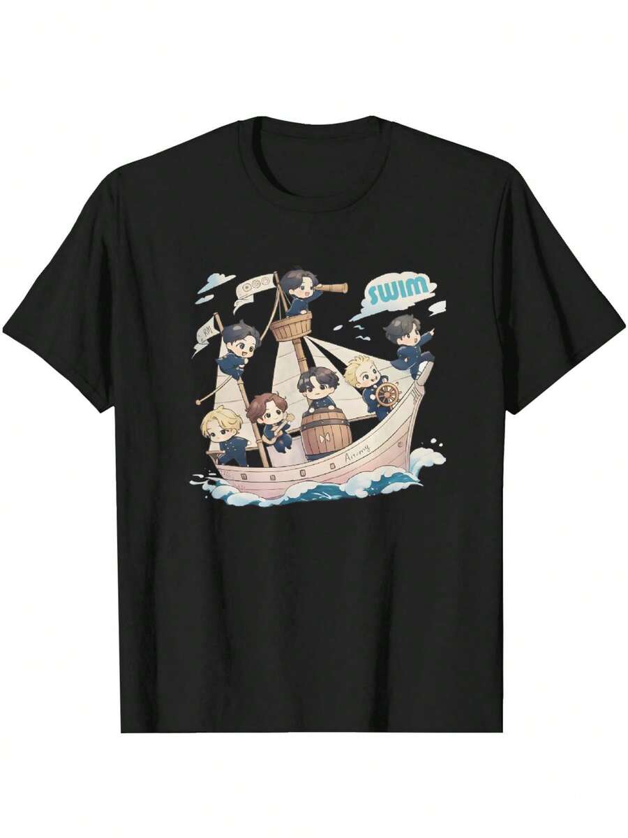 T shirt homme modern confort respirant détente style casual 4982ae323fadc49ad2c2a256d0dda0d8 tendance top choix mode nouveauté usage quotidien - Noir - Voir 1
