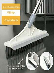 Bàn chải chà sàn và mạch gạch 2 trong 1, bàn chải chà xoay 180° với lông bàn chải góc cạnh và dụng cụ cạo, dụng cụ vệ sinh nhà tắm và nhà bếp, nhựa bền, bàn chải vệ sinh gia dụng đa năng. - Nhiều màu - Xem 8