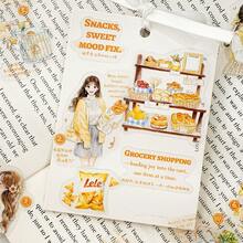 Set de 15 piezas de pegatinas de lista de verificación cálidas y encantadoras, pegatinas lindas de la vida diaria para niñas, hermosas pegatinas decorativas para scrapbooking, diario, planificador y útiles escolares - EXW2312031 - Ver 10
