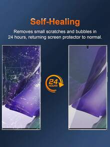 2 piezas Protector de pantalla de privacidad de hidrogel ultra delgado, fácil instalación, sin burbujas, tacto sensible, respuesta rápida de desbloqueo de huellas dactilares, compatible con Samsung A56/A55/A54/A53/A36/A35/A34/A26/A25/A24/A17/A16/A15/A07/A06/S26 Ultra/S25/S24/S23/S22/S21/S20/S10 Plus/S10/S9/S8 y otros modelos - Negro - Ver 4