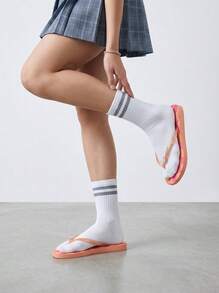 Havaianas Slim Glitter II Kids Sports Sandals Pench 4146976 - Peach - View 1