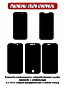 BOLLYMORE 3pcs Anti-Shock Tempered Glass Privacy Full Coverage Anti-Glare Anti-Scratch Anti-Fingerprint Screen Protector For Phone 17 16 15 14 13 12 11 Pro Max XR X XS Max Plus, Privacy Glass Compatible With Phone 17 Pro Max, Phone 16 Pro Max, Mother's Day Gift Birthday Celebration - 3pcs-privacy - View 7