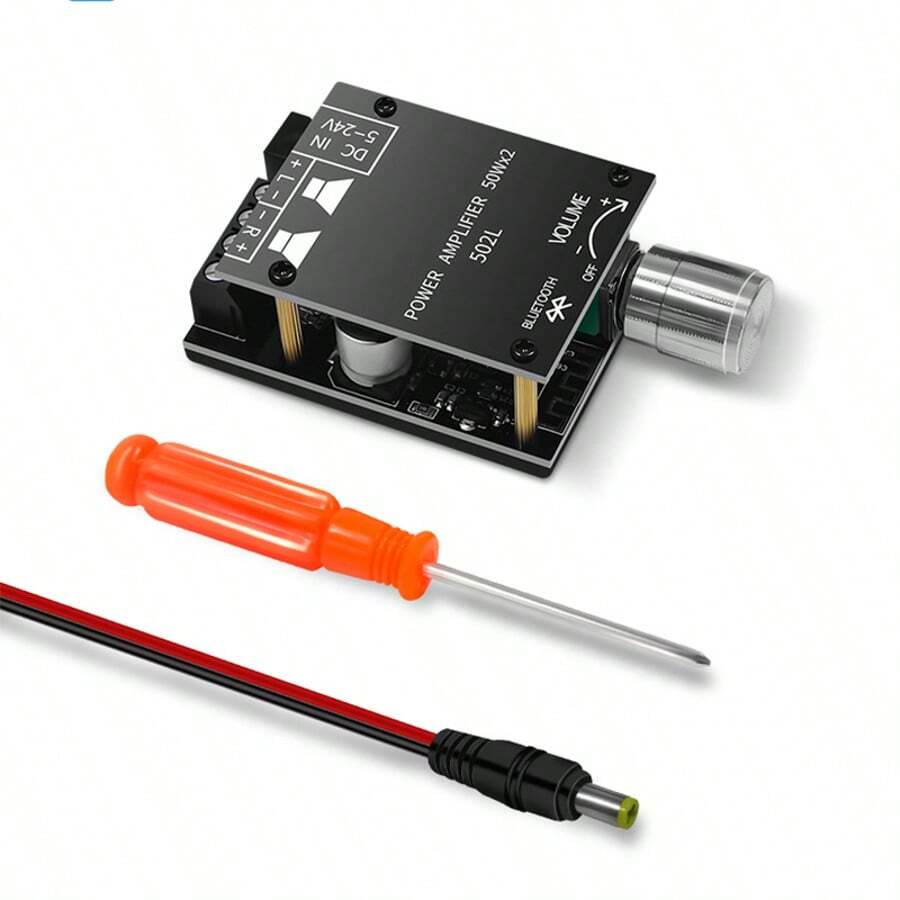 ZK-502L 5.0 功率放大器，2*50W 数字功率放大器板，高保真音响