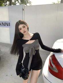 Women Tops - Black - View 2