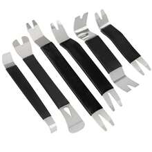 Set de 6 piezas de herramientas de reparación para el interior del automóvil, que incluye clips de puerta, herramientas de desmontaje de paneles, cuchillas de navegación y herramientas de conversión de balancín de plástico - A - Ver 7